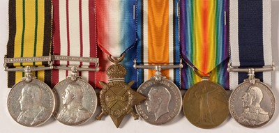 Lot 99 - Royal Navy Long Service and Good Conduct group,...