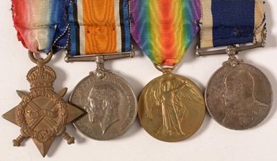 Lot 104 - Royal Navy Long Service and Good Conduct group,...