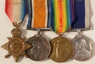 Lot 105 - Royal Navy Long Service and Good Conduct group,...