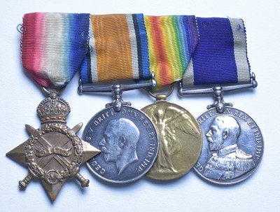 Lot 109 - Royal Navy Long Service and Good Conduct group,...