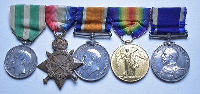 Lot 117 - Royal Navy Long Service and Good Conduct group,...