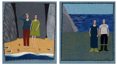 Lot 1134 - Linda Miller - needlework panel.