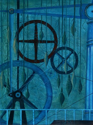 Lot 1442 - David Hinge - oil.
