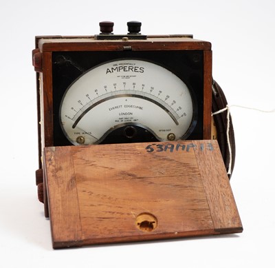 Lot 768 - Crystal millivoltmeter; and an amp meter.