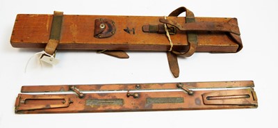Lot 771 - Alidade sight rule in original case.