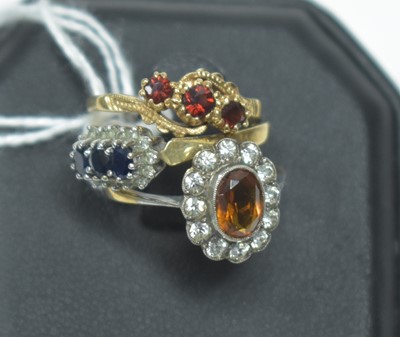 Lot 34 - Three rings