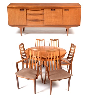 Lot 1258 - G plan dining room suite