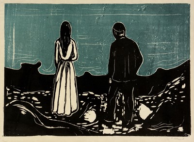 Lot 1290 - After Edvard Munch - print.