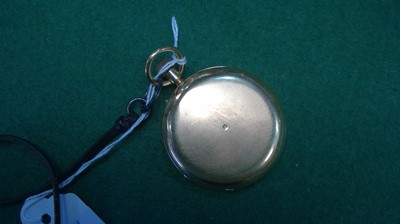 Lot 81 - 18k gold hunter pocket watch