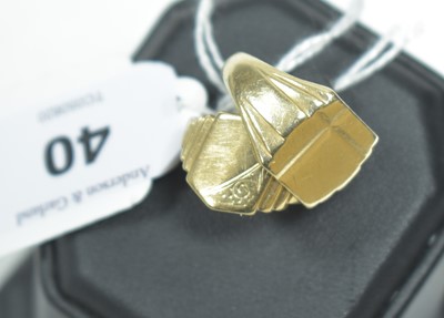 Lot 40 - Two gold signet rings