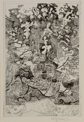 Lot 1303 - Anthony Gross - etching.