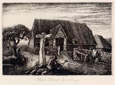 Lot 1304 - Robin Tanner - etching.