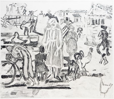 Lot 158 - Anthony Gross - etching.