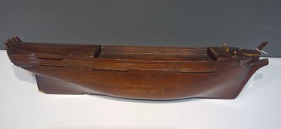 Lot 785 - Shipbuilders apprentice model of a hull.