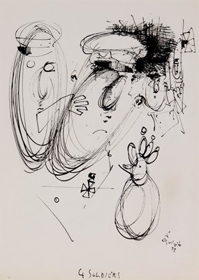 Lot 1369 - Antoni Sulek - gouache.