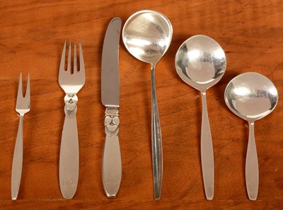 Lot 208 - Georg Jensen: silver items. (6)