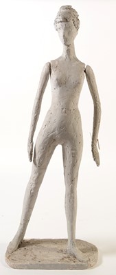 Lot 1265 - Full size plaster sculpture of a lady