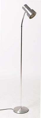 Lot 1149 - A mid-20th Century style brushed steel reading light