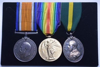 Lot 323 - First World War LSGC group