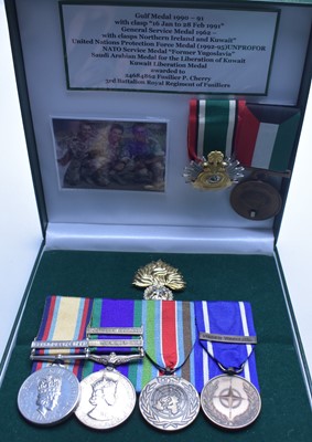 Lot 325 - Kuwait medal group