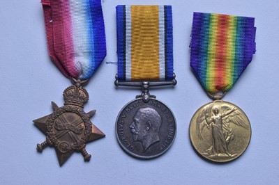 Lot 329 - First World War trio group