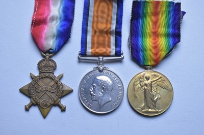 Lot 334 - First World War trio