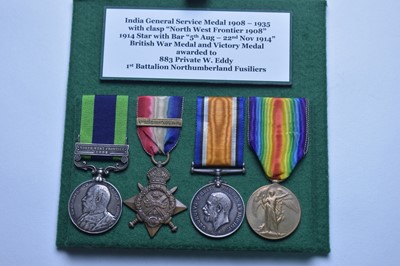 Lot 347 - First World One medal group