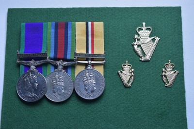 Lot 355 - QEII medal trio