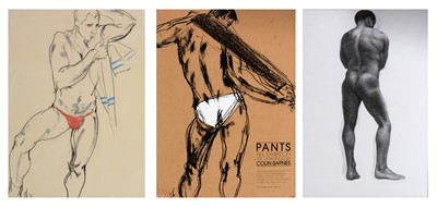 Lot 1385 - Colin Barnes - charcoal and pastel.