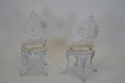 Lot 428 - Pair of early 20th century garden seats