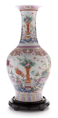 Lot 443 - Chinese famille rose vase