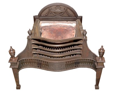 Lot 678 - George III style firegrate