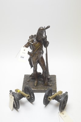Lot 260 - Bronze and cannons