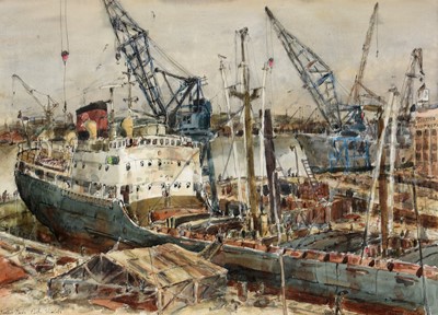 Lot 298 - Richard Charles Hobson - watercolour.