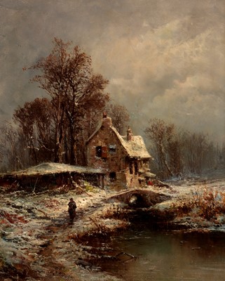 Lot 400 - Attributed to H* Mayer - oil.