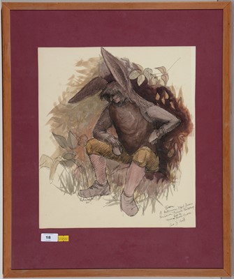 Lot 18 - R* Barratt - watercolour.