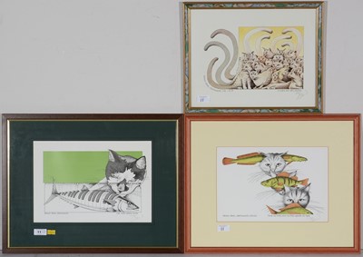 Lot 11 - Simon Drew - three prints.