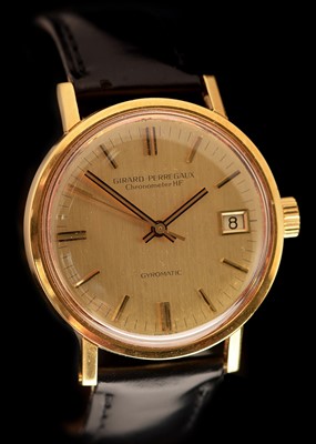 Lot 29 - 18k gold Girard Perregaux Gyromatic Chronometer HF