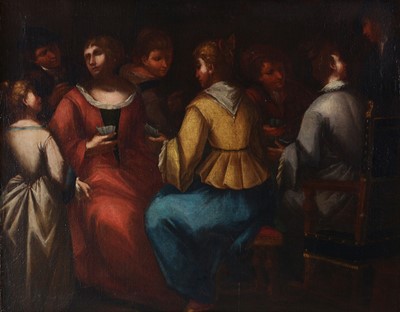 Lot 344 - 18th Century Continental School - oil.