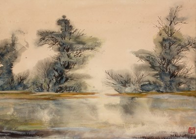 Lot 958 - Chan Shu Hong - watercolour.