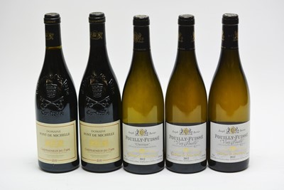 Lot 345 - Chateauneuf du Pape; and Pouilly Fusse 'Classique'