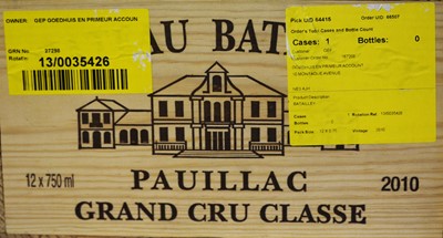 Lot 352 - Chateau Batailley 2010