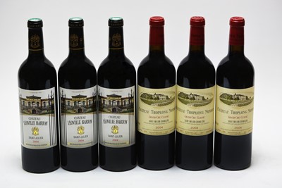 Lot 372 - Chateau Leoville Barton 2004; and Chateau Troplong Mondut 2004.