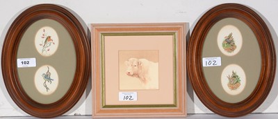 Lot 102 - Kathleen Nelson - watercolours.