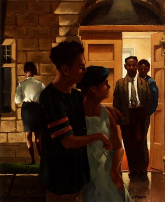 Lot 337 - Jack Vettriano - oil.