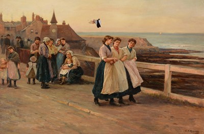 Lot 346 - George Augustus Holmes - oil.