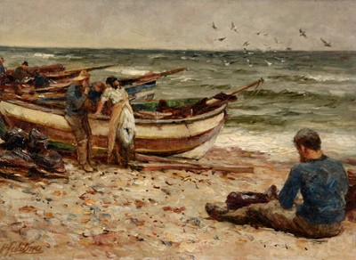 Lot 362 - Robert Jobling - oil.
