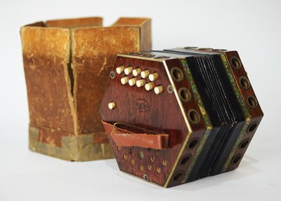 Lot 696 - German Concertina
