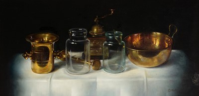Lot 406 - Gyula Paksy - oil.