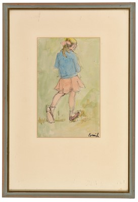 Lot 475 - Norman Stansfield Cornish - watercolour.